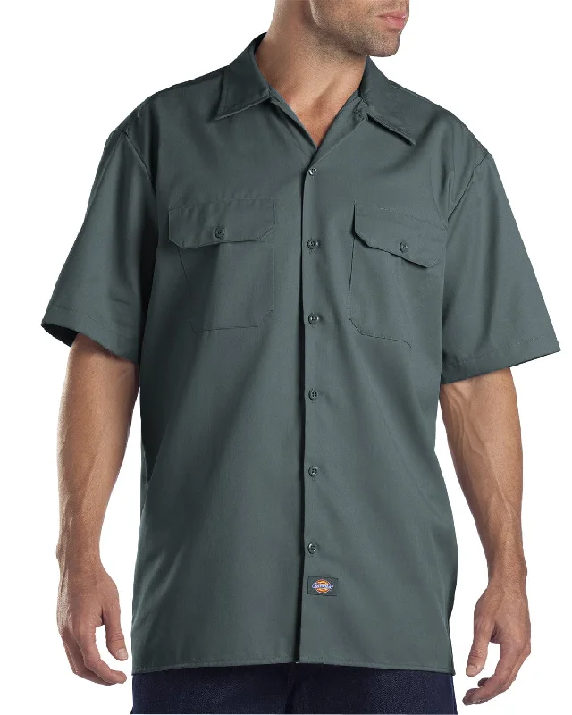 The Best Prices Dickies Short Sleeve Work Shirt | Lincoln Green