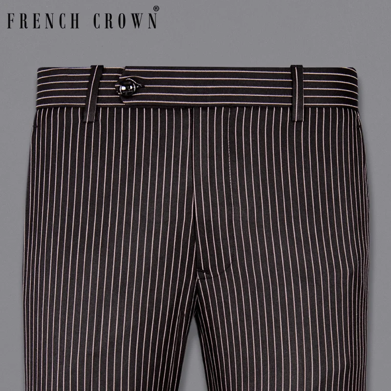 Sale Alert Dune with Swiss Grey Striped Wool Roch Pant