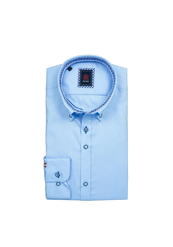 Crazy Savings Andre Ralph Long Sleeve Shirt, Blue