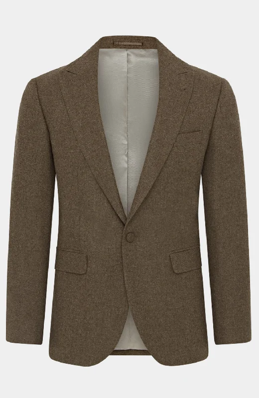 Early Bird Discount SCARBA BROWN TWEED JACKET