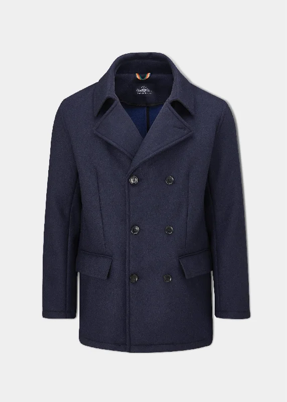 Price Blitz Ewen Men's Double Breasted Jacket In Navy