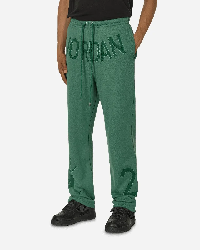 Steal Deal Nina Chanel Fleece Pants Green Stone