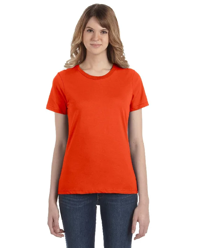 Markdowns Anvil Ladies Fashion Fit T-Shirt | Orange