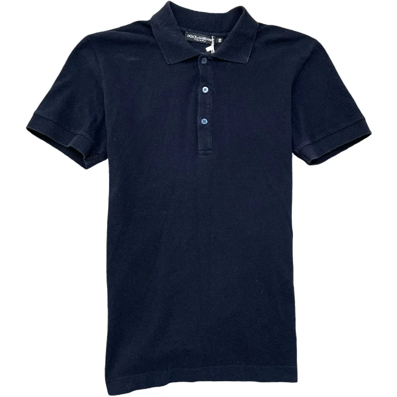 Special Savings Men's Plaque Neck Logo Polo Shirt Navy Size IT 48 / UK M