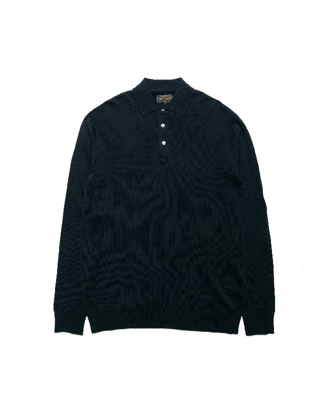 Price Smash Beams Plus Knit Polo 12G Navy