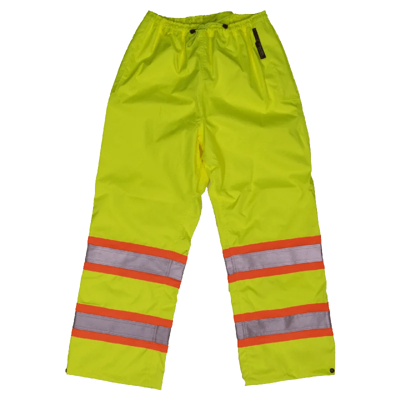 Extra Savings Safety Rain Waist Pant Green 2X+