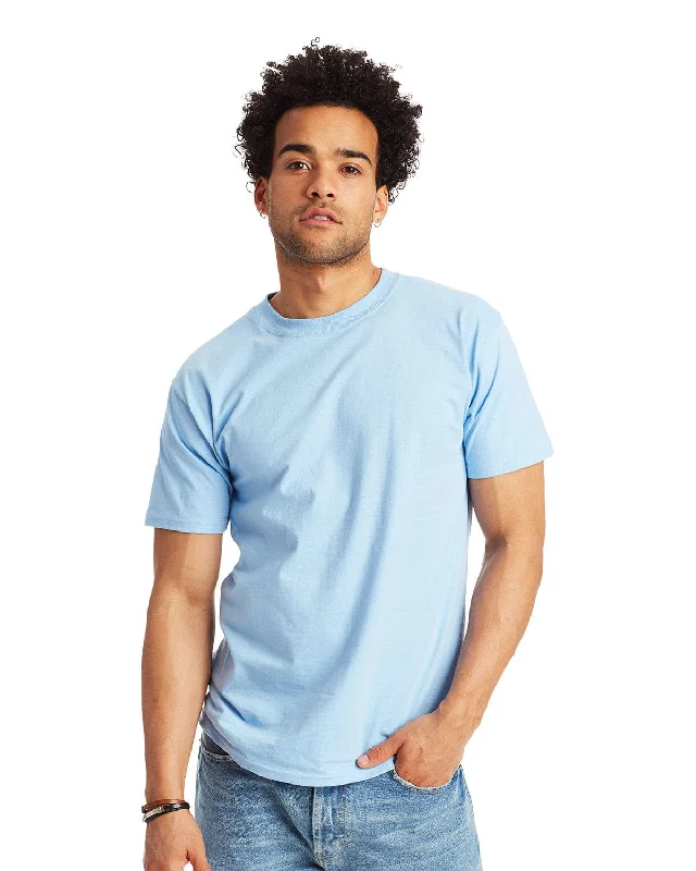 Final Clearance Hanes Beefy-T T-Shirt | Light Blue