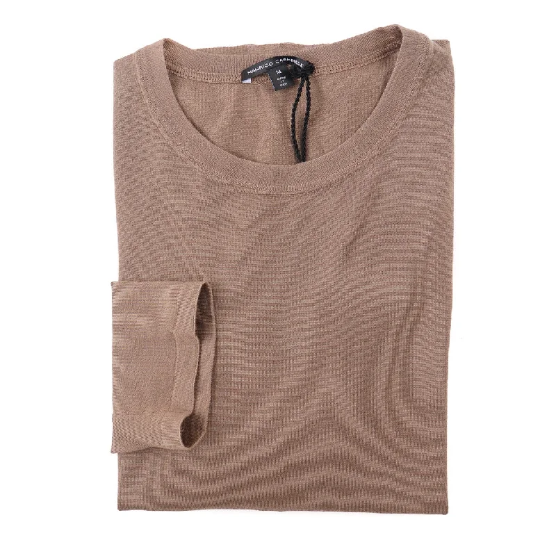 Stock Clearance Manrico Lightweight Cashmere 'T-Shirt' Sweater
