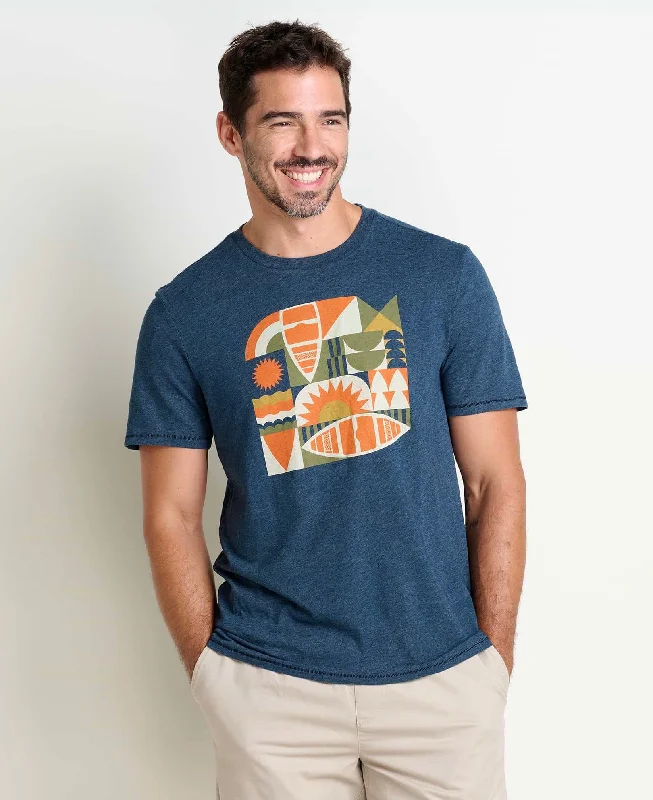 Price Break Boundless Jersey Short Sleeve Crew - Midnight