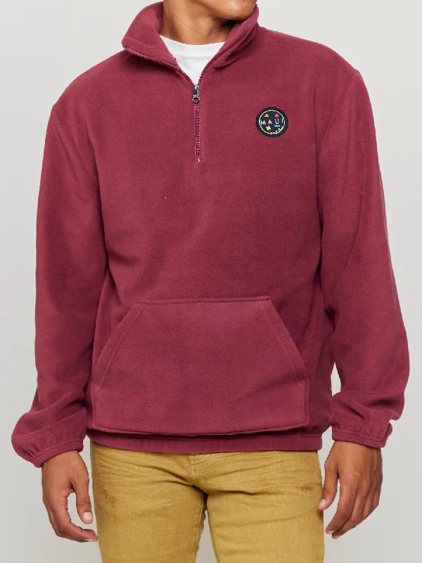 Weekend Savings Bonanza Layover Polar Fleece in Dark Rose