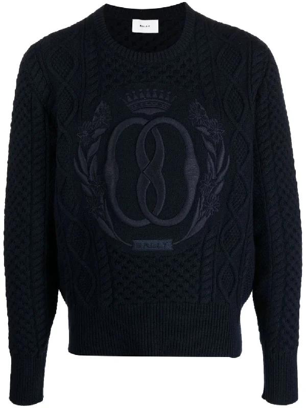 Fantastic Savings Embroidered Logo Knitted Jumper