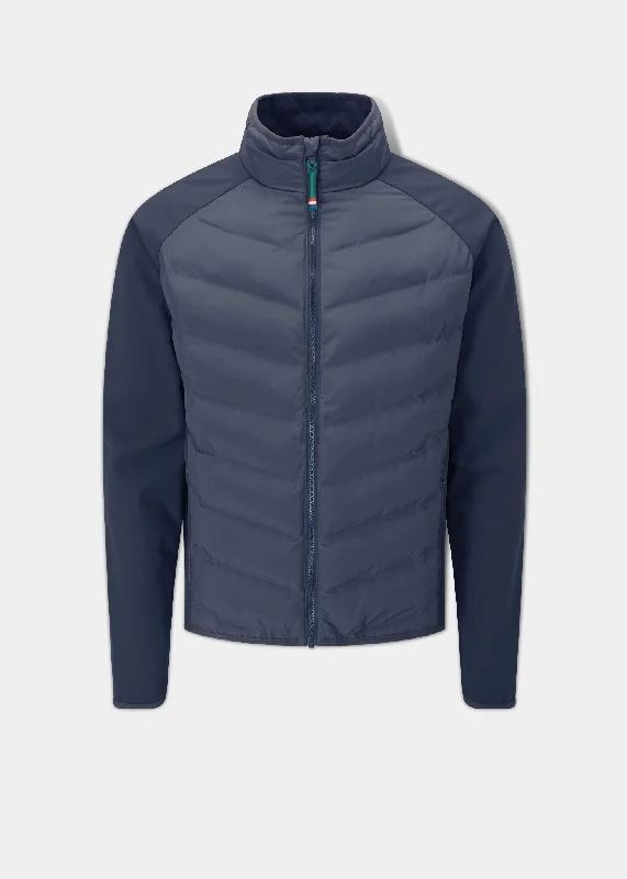 The Best Prices Calsall Men's Hybrid Jacket In Navy - Regular Fit