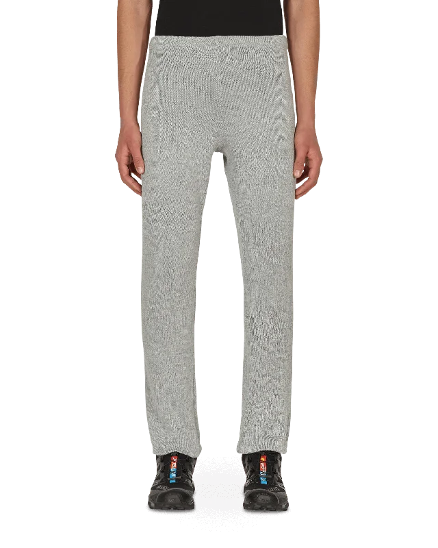 Extra Discounts Knitted Underlayer Long Pants Grey