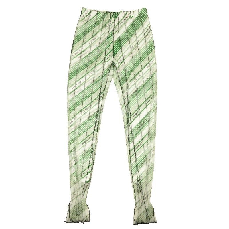 Extra Savings Y/Project Fitted Mesh Leggings - White/Green
