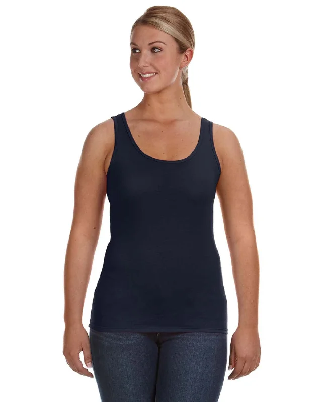 Weekend Bargains Galore Anvil Ladies Lightweight Tank | Navy