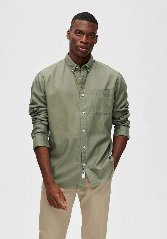 Closeout Selected Homme Sten Shirt, Deep Lichen Green
