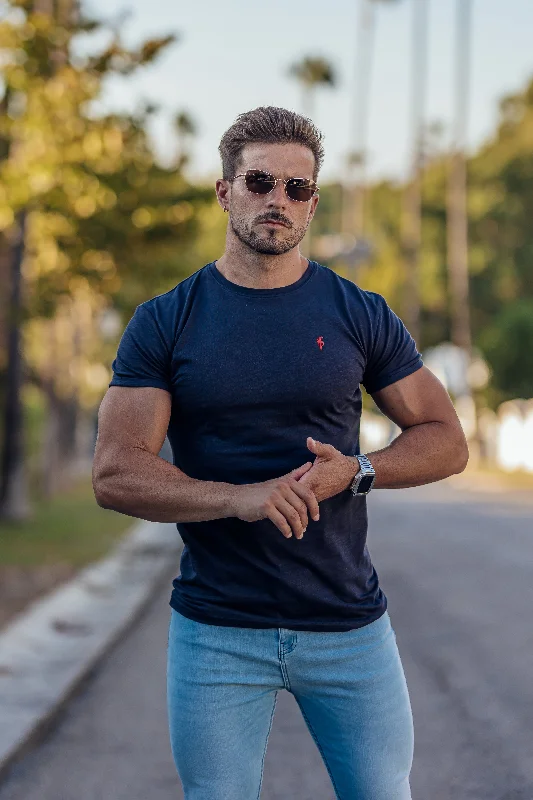 Price Drop Alert Father Sons Dark Navy / Red Slub Crew - FSH834