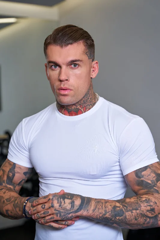 Act Now Father Sons White Gym Crew - FSH691
