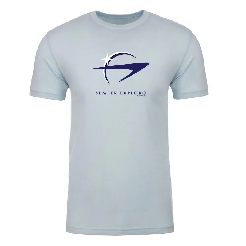 Midnight Madness Star Trek: Enterprise Semper Exploro Adult Short Sleeve T-Shirt