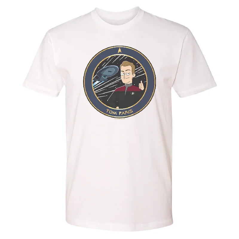 New Arrival Star Trek: Lower Decks Tom Paris Plate Adult Short Sleeve T-Shirt