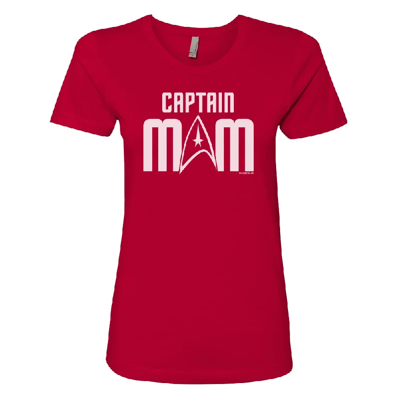 Price Rollback Star Trek: The Original Series Captain Mom Women's Short Sleeve T-Shirt Price Rollback Star Trek: The Original Series Captain Mom Women's Short Sleeve T-Shirt