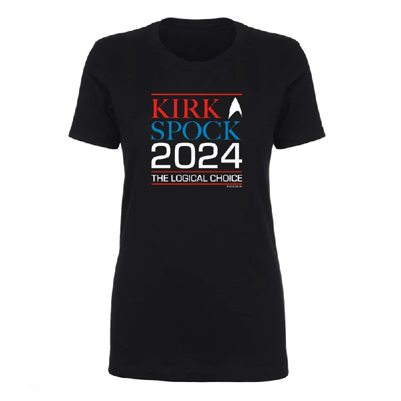 Clearance Sale Star Trek: The Original Series Kirk & Spock 2024 Women's Short Sleeve T-Shirt Clearance Sale Star Trek: The Original Series Kirk & Spock 2024 Women's Short Sleeve T-Shirt