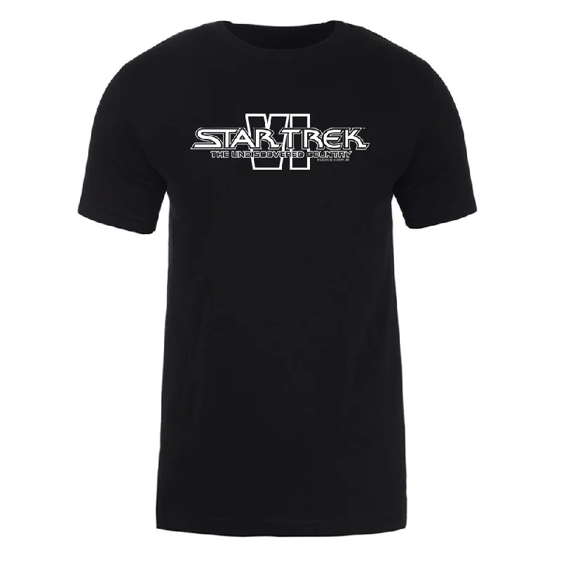 Best Seller Star Trek VI: The Undiscovered Country Logo Adult Short Sleeve Shirt