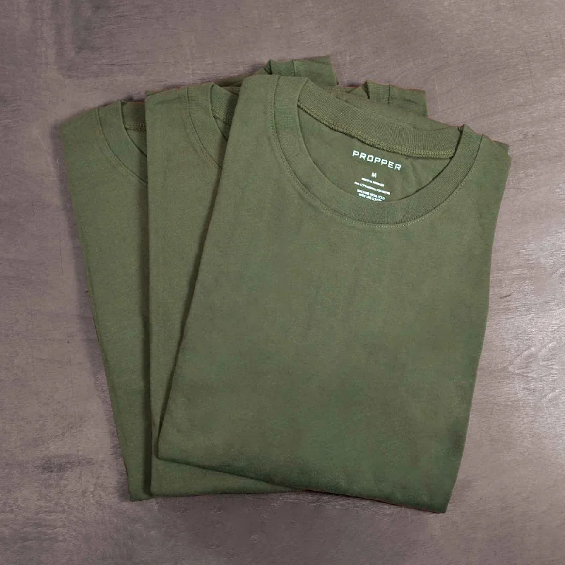 Price Reduction Pack Of 3 OD Green T-Shirts