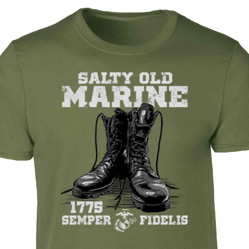 Don't Wait Salty Old Marine T-shirt