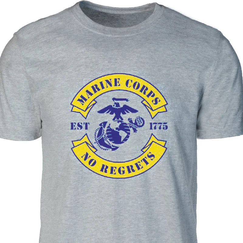 Exclusive Offers USMC No Regrets T-shirt