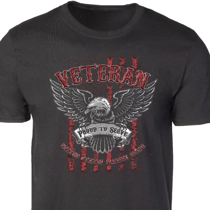 Weekend Bargains Galore USMC Eagle Veteran T-shirt
