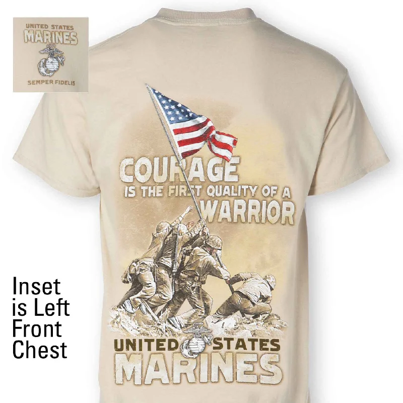 Weekend Savings Extravaganza Marine Corps Warrior Graphic T-Shirt 100% Cotton