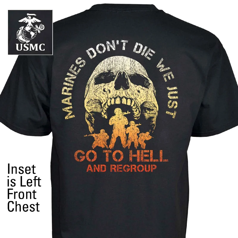 Crazy Savings Marine Corps Marines Die/Regroup T-Shirt