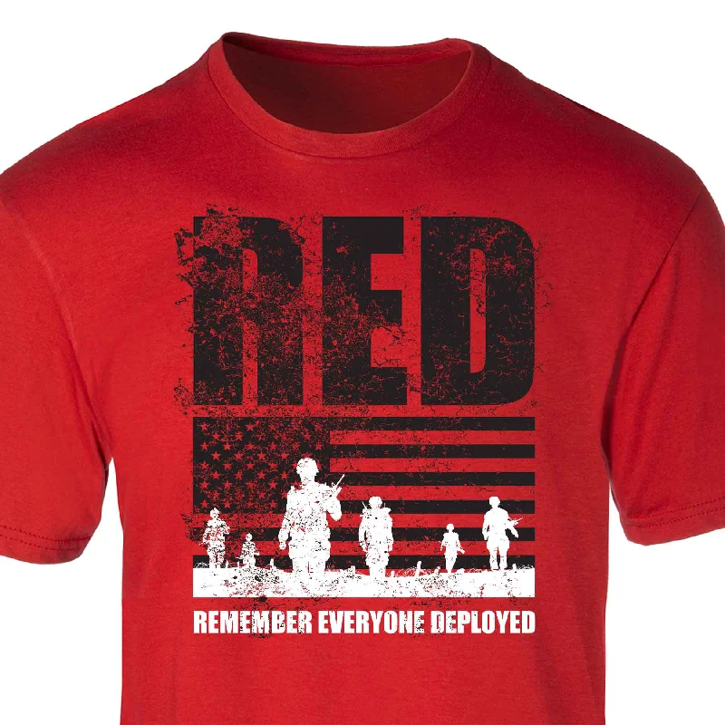 Discount Mania Remember Everyone Deployed T-shirt