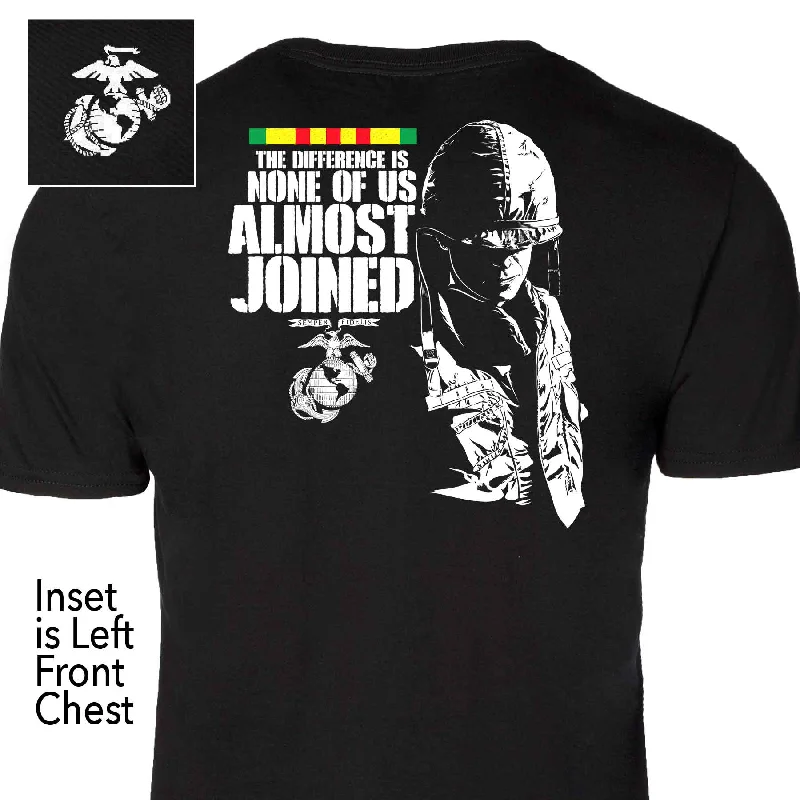 Lowest Rates Almost Joined Back With Left Chest T-shirt