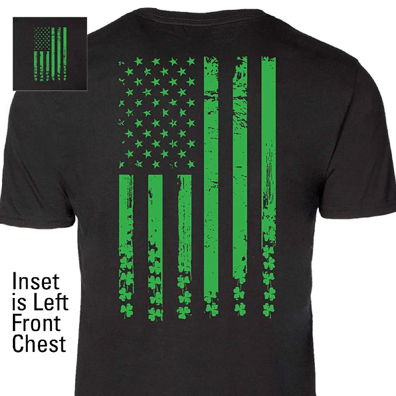 Clearance Event St. Patrick's Day Flag T-shirt