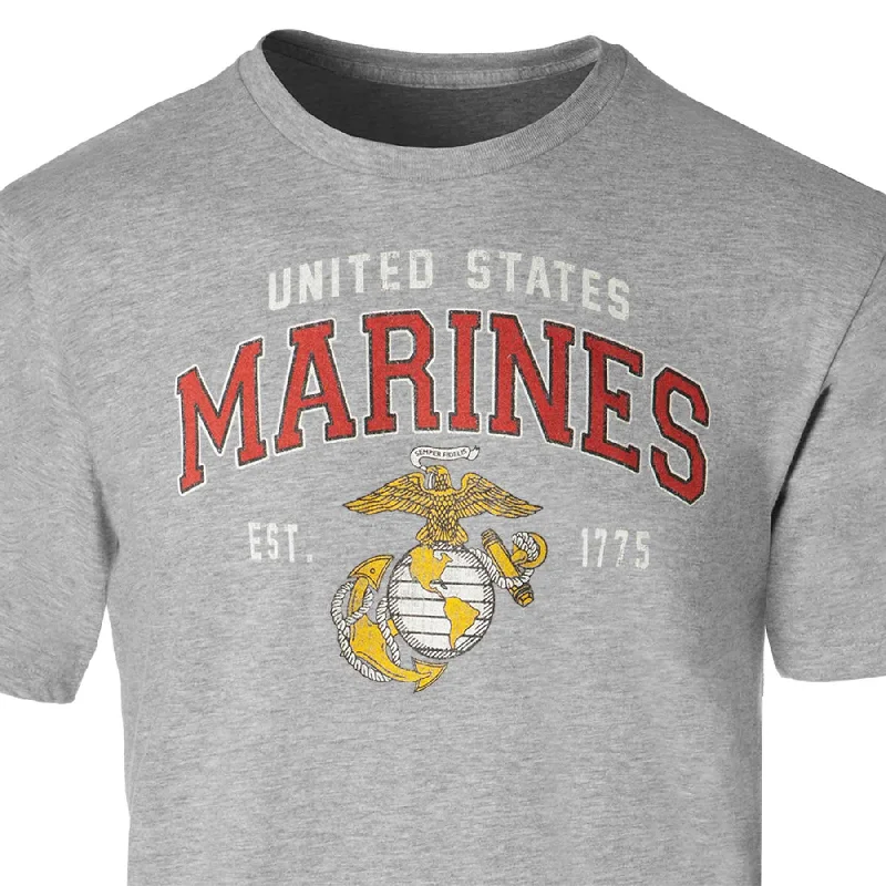 Special Discount Vintage Marine Corps Letters T-shirt