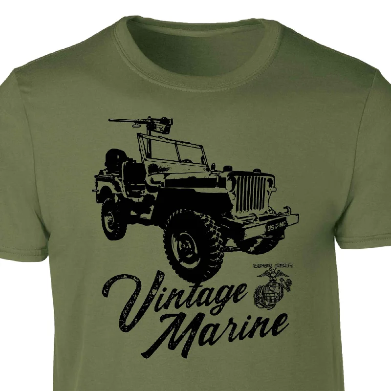The Best Prices Vintage Marine Jeep T-shirt