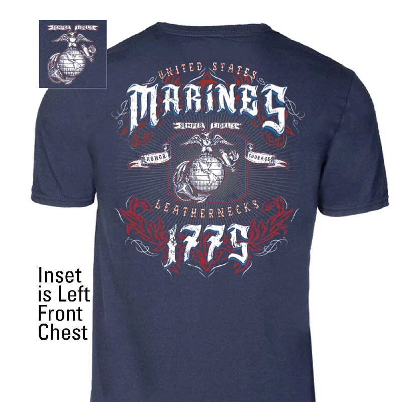Special Savings USMC Red, White, and Blue Leathernecks T-shirt