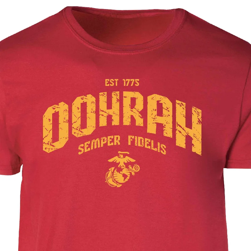 Now Available USMC Oohrah T-shirt, Red
