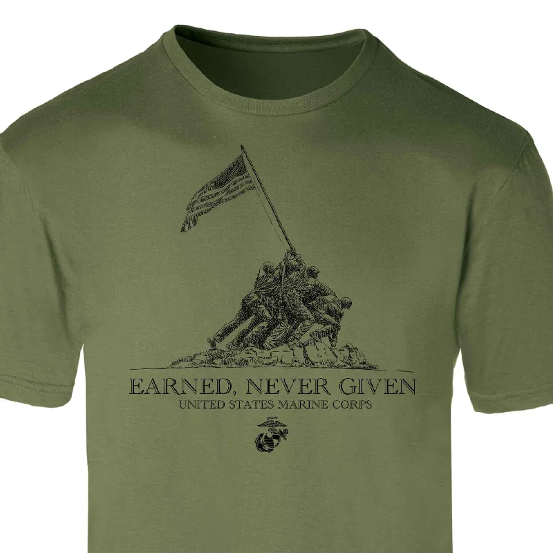 Reduced Prices USMC Earned Never Given T-shirt