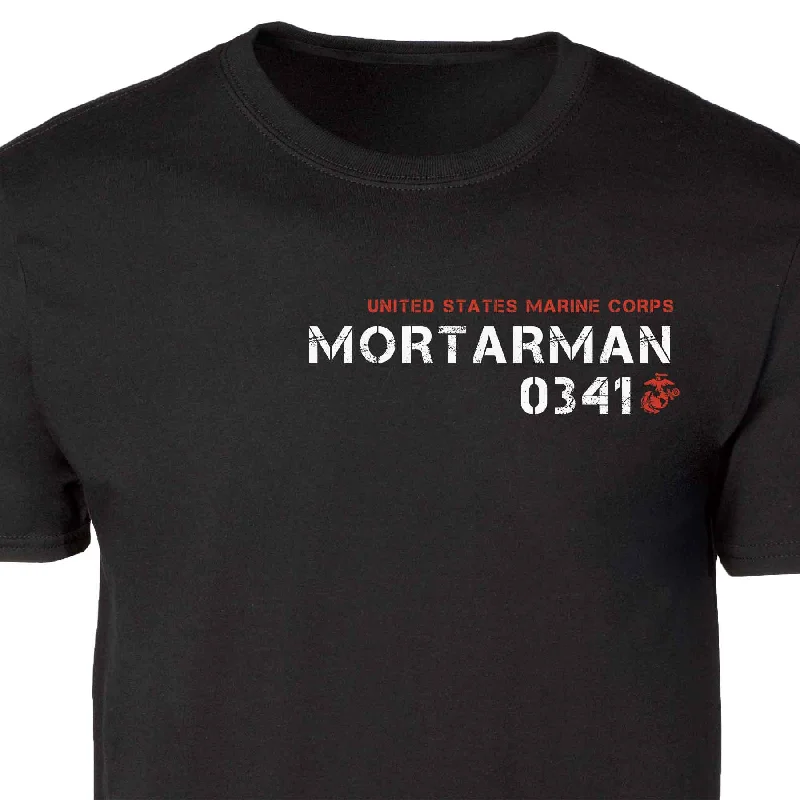 Deal Explosion Choose Your Marine MOS Left Chest T-shirt