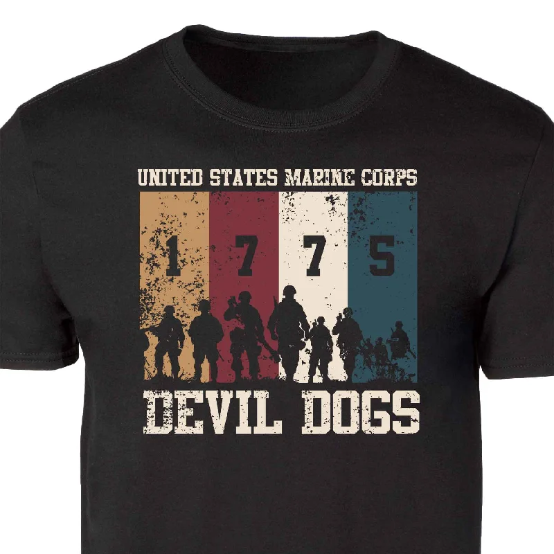 Exclusive Deal USMC 1775 Devil Dogs T-shirt