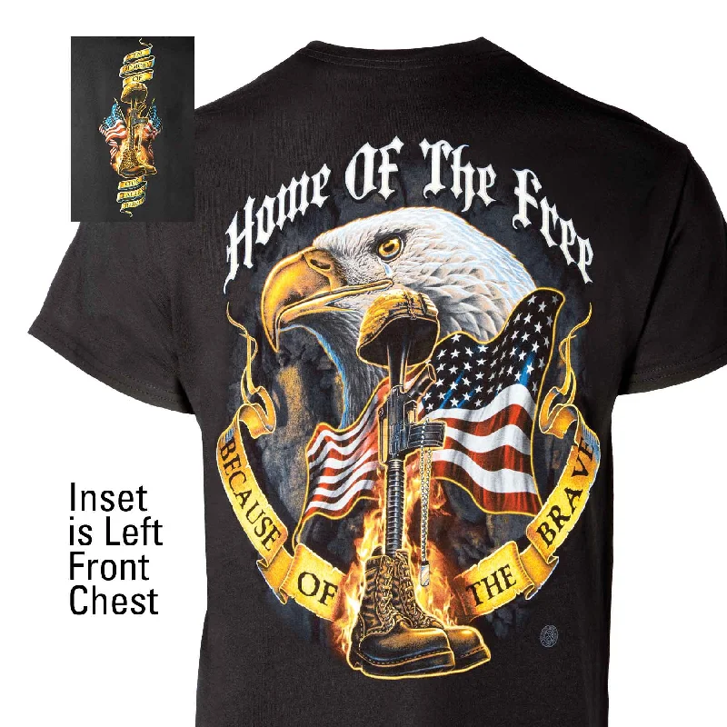Amazing Value Home Of The Free Because Of The Brave T-shirt