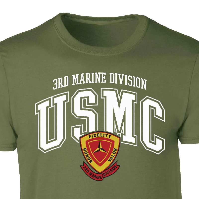 Your Weekend, Your Savings 3rd Marine Division Arched Patch Graphic T-shirt