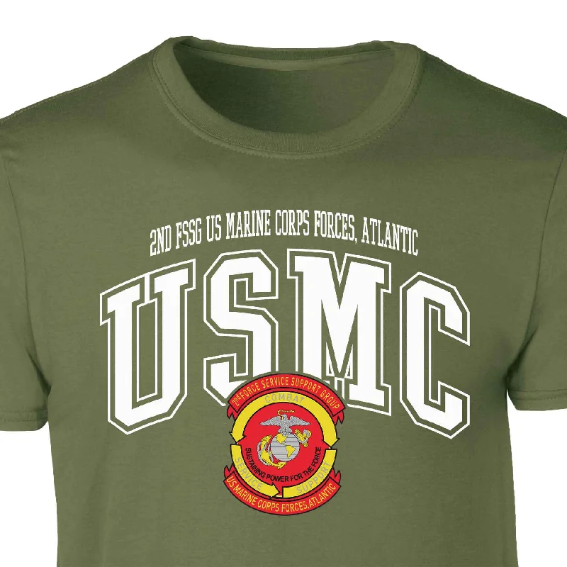 Price Smash 2nd FSSG US Marine Corps Arched Patch Graphic T-shirt