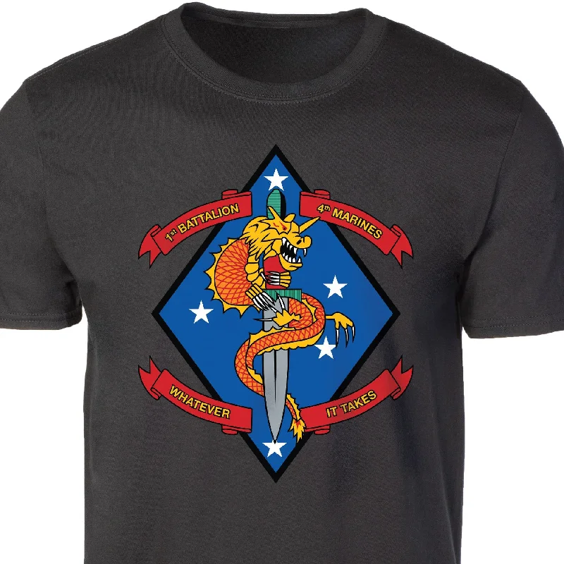 Last Chance 1st Battalion 4th Marines T-shirt