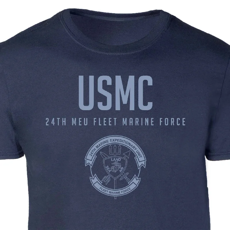 Weekend Extravaganza: Shop Now 24th MEU Fleet Marine Force Tonal Patch Graphic T-shirt Weekend Extravaganza: Shop Now 24th MEU Fleet Marine Force Tonal Patch Graphic T-shirt