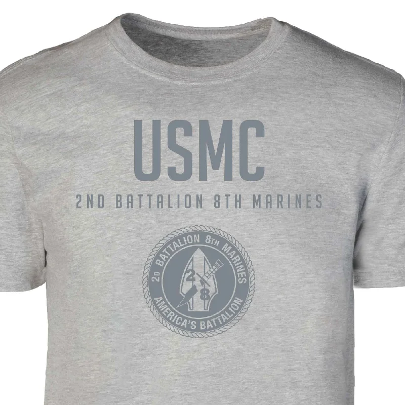 Get It Before It’s Gone 2nd Battalion 8th Marines Tonal Patch Graphic T-shirt