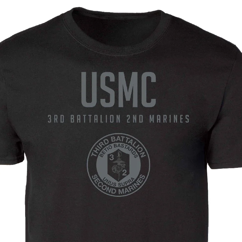 Clearance Sale 3rd Battalion 2nd Marines Tonal Patch Graphic T-shirt